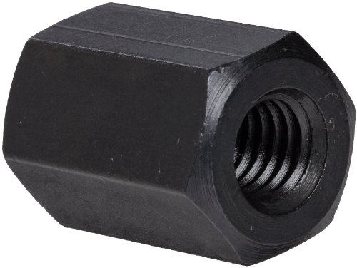 【中古】【未使用・未開封品】Carbon Steel Coupling Nut, Black Oxide Finish, 3/8-16 Threads, Made in US (Pack of 5) by Small Parts