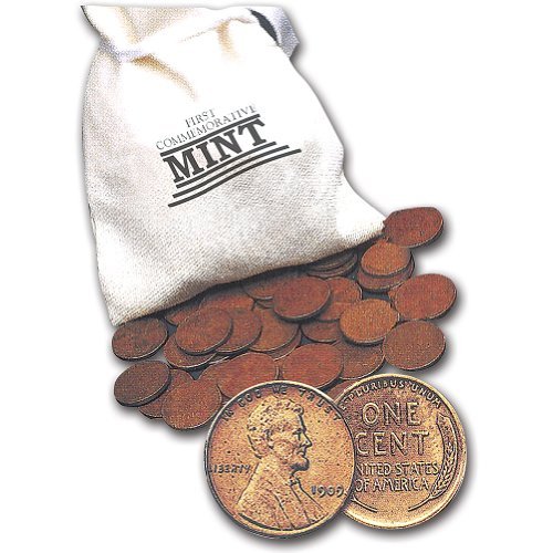 【中古】【未使用・未開封品】1 Full Pound of Wheat Pennies Assortment - 148 Unsearched Coins