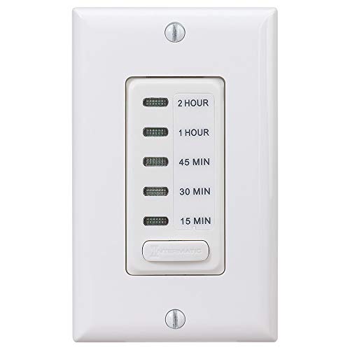 【中古】【未使用・未開封品】Intermatic EI235W 15/30/45/60/120 Minute SPST 1800-Watt Electronic In-Wall Countdown Timer, White by Intermatic