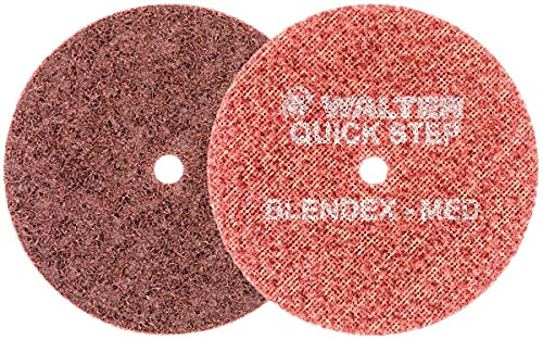 【中古】【未使用・未開封品】Walter Blendex Surface Conditioning Disc, Non-Woven, 4-1/2 Diameter, Grit Medium, Maroon (Pack of 10) by Walter Surface Technologies