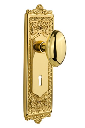 【中古】【未使用・未開封品】Nostalgic Warehouse Egg & Dartプレートwith Keyhole Homesteadノブ Double Dummy 704212 1