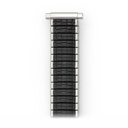 【中古】【未使用・未開封品】16???19?mmステンレスブラックエナメルExpansion Watch Band Speidel
