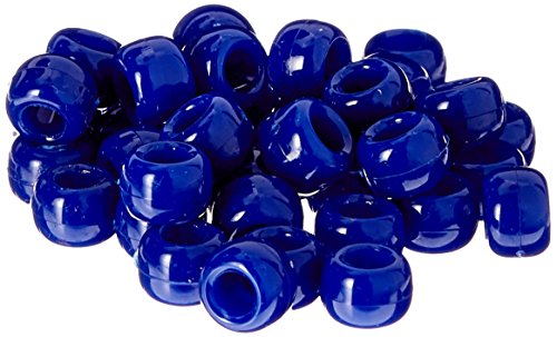 【中古】【未使用・未開封品】The Beadery 6 by 9mm Barrel Pony Bead, Royal Blue, 900-Pieces by The Beadery