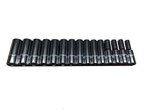 【中古】【未使用・未開封品】Stanley Proto J54207 15 Piece 12 Point 1/2 Drive Metric Socket Set by Stanley-Proto