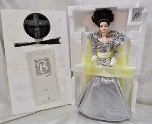 【中古】【未当て嵌める・未開封品】バービーSILVER STARLIGHT BARBIE PORCELAIN LIMITED EDITION SERIAL # 00846 (1993 TIMELESS CREATIONS) インポート品