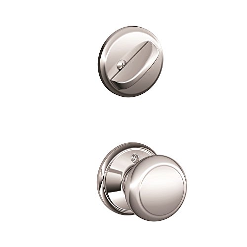【中古】【未使用・未開封品】Schlage Andover デッドボルト付きインテリアノブ F59AND625 1