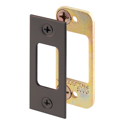 【中古】【未使用・未開封品】prime-line製品E 2482セキュリティデッドボルトStrikeプレート、スチール構造、クラシックブロンズ仕上げ