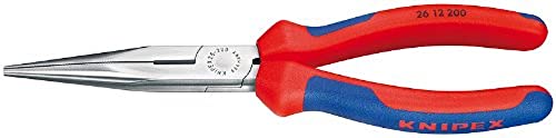 【中古】【未使用・未開封品】Knipex 2612200SBA Long Nose Pliers with Cutter with Comfort Grip, 8 Inch by Knipex|AJIMURA-SHOP