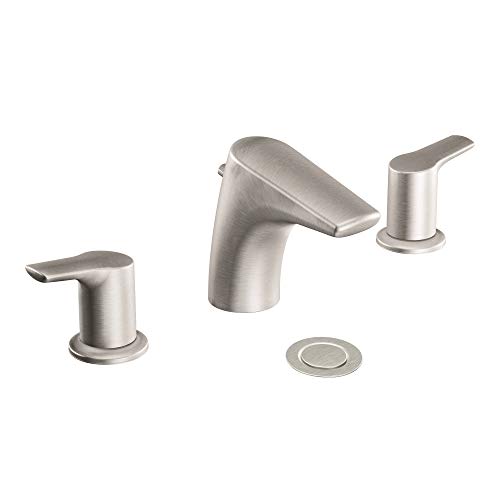 【中古】【未使用・未開封品】Moen T6820BN Method Two-Handle 8 in. Widespread Bathroom Faucet Trim Kit, Valve Required, Brushed Nickel|AJIMURA-SHOP