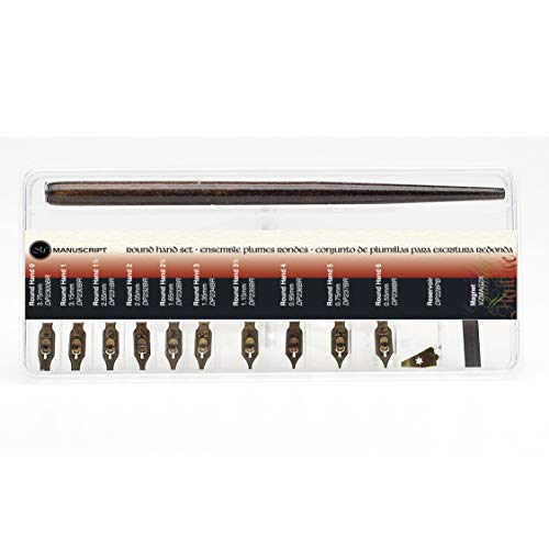 【中古】【未使用・未開封品】Manuscript Round Hand Pen Set in Selection Box アートペン (並行輸入品)