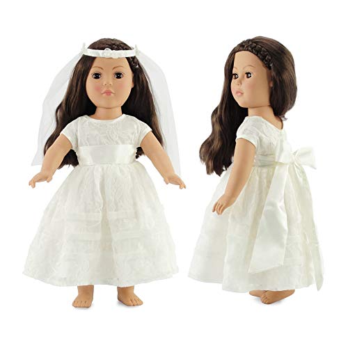 【中古】【未使用・未開封品】18 Inch Doll Bridal Gown | Communion Dress or Wedding | Fits 18\