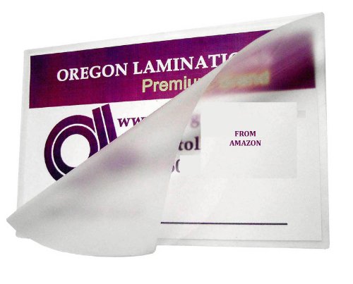 【中古】【未当てはめる・未開封品】Qty 500 Letter Laminating Pouches 3 Mil 9 x 11-1/2 Hot by Oregon Lamination Premium