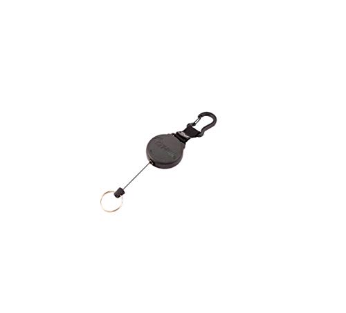 【中古】【未使用・未開封品】Lucky Line43451Retractable Key Chain-BLACK C-CLIP & KEY BAK (並行輸入品)