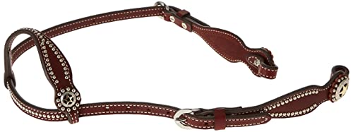 【中古】【未当てはめる・未開封品】(Sliding Ear Headstall) - Weaver Leather Texas Star Collection