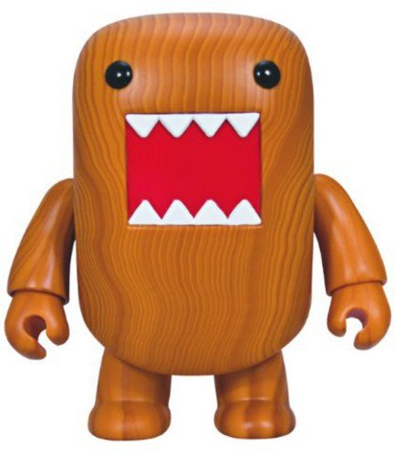 【中古】【未使用・未開封品】Dark Horse Deluxe Domo 7 Wood Grain Qee Figure