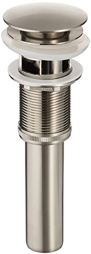 【中古】【未使用・未開封品】(Satin Nickel) - Kraus PU-11SN Pop Up Drain with Overflow Satin Nickel