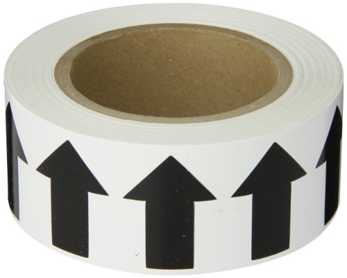 【中古】【未使用・未開封品】Brady 91417 90' Length, 2 Width, B-946 High Performance Vinyl, Black On White Color Arrow Tape, Legend (Arrow Pictogram) by Brady 29,161円