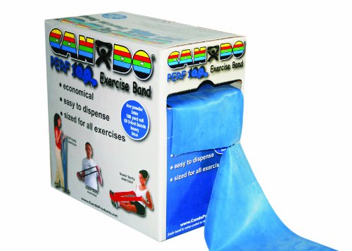【中古】【未使用・未開封品】CanDo? Low Powder Exercise Band - 100 yard Perf 100? roll - Blue - heavy｜AJIMURA-SHOP