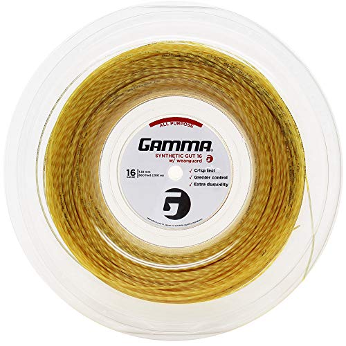 【中古】【未使用・未開封品】Gamma Synthetic Gut 16?G Tennis String 16G - Reel (660 Feet)｜AJIMURA-SHOP