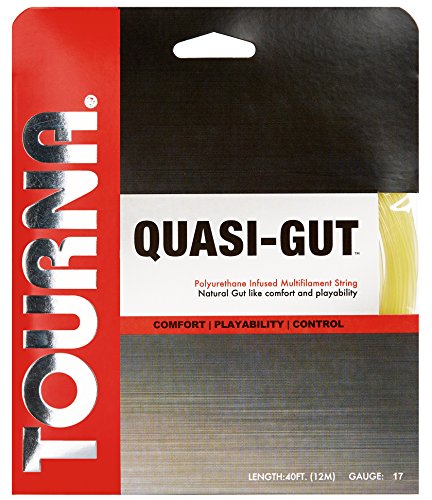 【中古】【未当て嵌める・未開封品】Tourna Tourna Quasi Gut 17G Reel Tennis String White