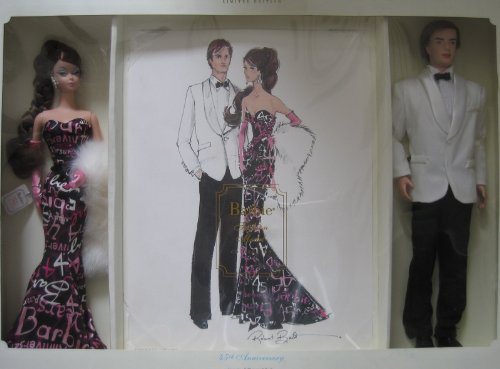 【中古】【未当て嵌める・未開封品】バービーあやつり人形 45th Anniversary BARBIE Doll \u0026 KEN Doll Giftset Limited Edition Fashion Model Collection - Silkstone Robert Best Design (2