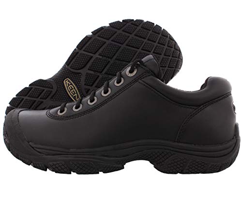 【中古】【未使用・未開封品】KEEN Utility - Men's PTC Dress Oxford (Soft Toe) Work Shoes, Black, 10.5
