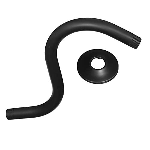 【中古】【未使用・未開封品】(Matte Black) - Westbrass 1.3cm IPS x 20cm S-Shaped Shower Arm and Flange, Matte Black, D303-81-62｜AJIMURA-SHOP