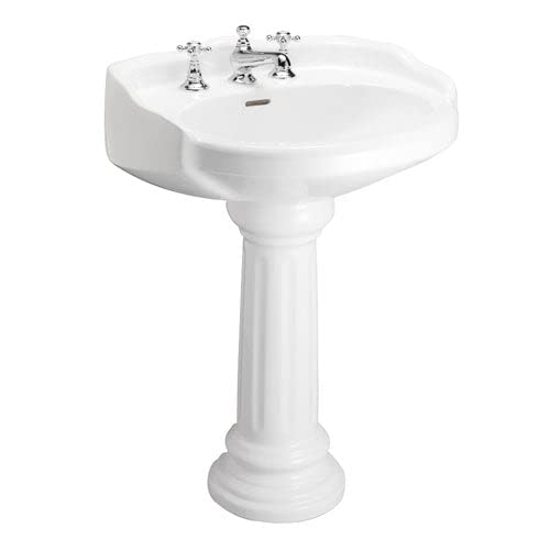 【中古】【未使用・未開封品】Vicki Pedestal 洗面所 8インチ ワイドスプレッド