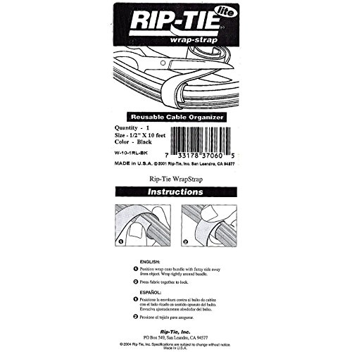 【中古】【未使用・未開封品】rip-tie 1?/ 2?x 10?ft。ラップストラップブラックロールw-10???1rl-bk｜AJIMURA-SHOP