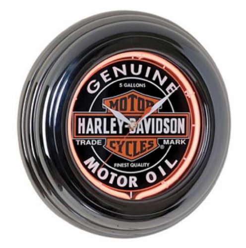 【中古】【未使用・未開封品】オイル缶 時計 Harley-Davidson社【並行輸入】
