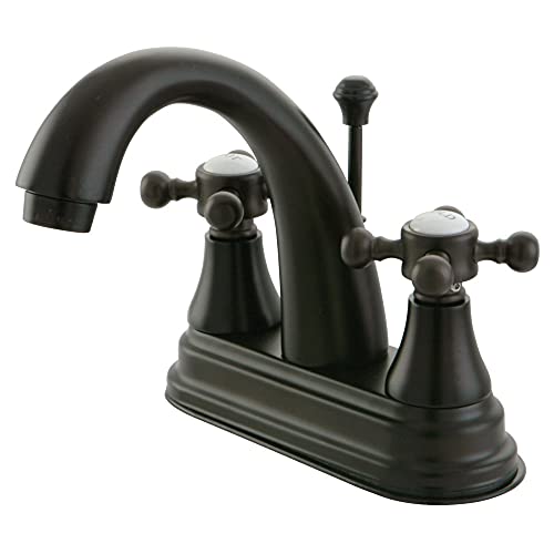 【中古】【未使用・未開封品】Kingston Brass KS7615BX Two Handle 4 in. Centerset Lavatory Faucet with Brass Pop-up｜AJIMURA-SHOP