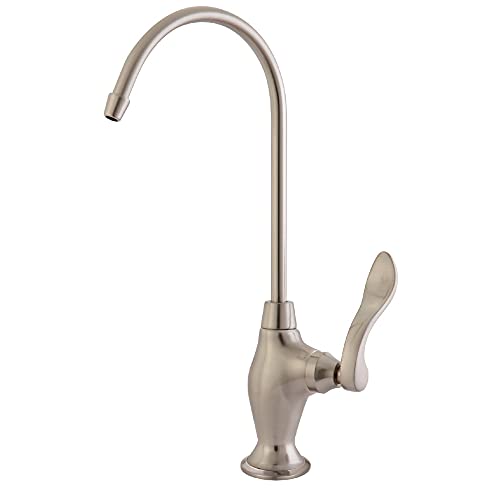 【中古】【未使用・未開封品】Kingston Brass KS3198NFL Gourmetier KS3198NFL NuWave French Water Filtration Faucet, Satin Nickel
