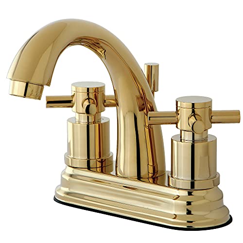 【中古】【未使用・未開封品】Kingston Brass KS8612DX コンコード 4インチ 洗面所用蛇口 光沢真鍮｜AJIMURA-SHOP