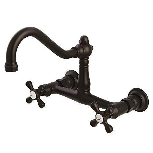【中古】【未使用・未開封品】Kingston Brass KS3245AX Vintage Vintage Centerset Vessel Sink Faucet, 8, Oil Rubbed Bronze by Kingston Brass|AJIMURA-SHOP