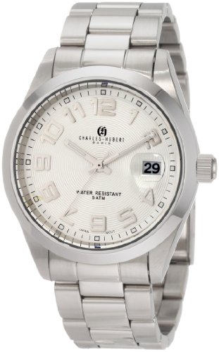 【中古】【未使用・未開封品】Charles-Hubert, Paris Men's 3858 Premium Collection Stainless Steel Watch