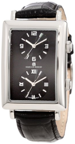 【中古】【未当て嵌める・未開封品】Charles-Hubert- Paris 3854-B Mens Watch with Second Hand - Black Dial
