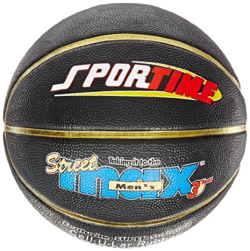 【中古】【未使用・未開封品】Sportime 024734 Junior 27.5 In. StreetMax Basketball, Black