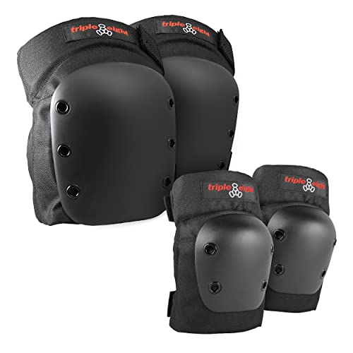 【中古】【未当てはめる・未開封品】Triple8（トリプル八つ）Protector Kids Street Knee \u0026 Elbow Set black