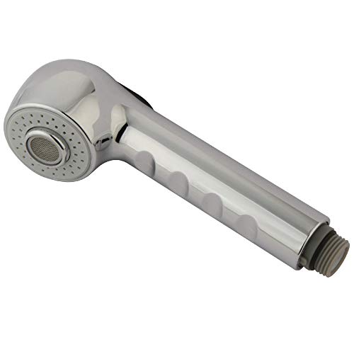 【中古】【未使用・未開封品】(Polished Chrome) - Kingston Brass Gourmetier KH1000 Single Handle Pull-Out Kitchen Faucet Sprayer, Polished Chrome