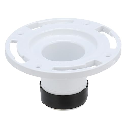 【中古】【未使用・未開封品】Oatey 43654 ポリ塩化ビニル Twist-N-Set クローゼットフランジ 3インチ