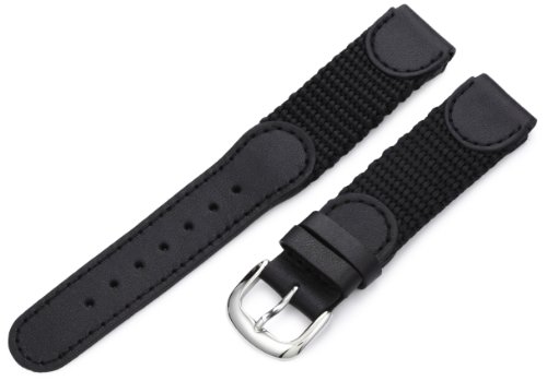 【中古】【未当てはめる・未開封品】Hadley-Romaメンズウオッチ同盟罷業一回り SM866RA 160 16粍 黒いこと スイスアーミースタイル ナイロン\u0026なめし革