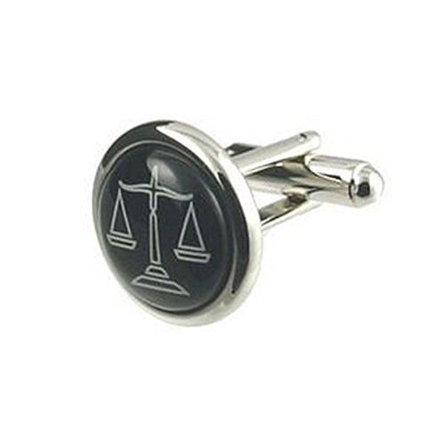 【中古】【未使用・未開封品】Scales of Justice Cufflinks + Black Pouch|AJIMURA-SHOP