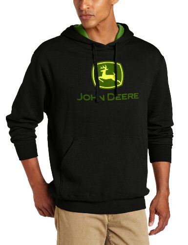 【中古】【未使用・未開封品】John Deere Men's Trademark Logo Core Hood Pullover Fleece｜AJIMURA-SHOP