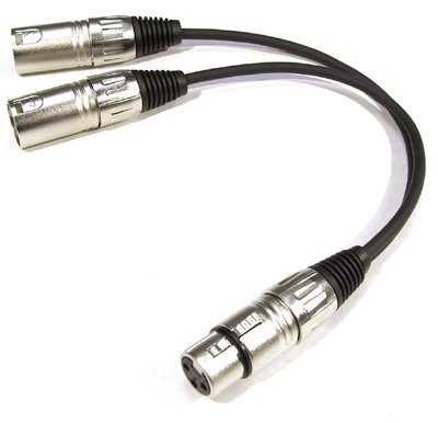 【中古】【未当て嵌める・未開封品】Kirlin 3 Foot Patch Y Cable Cords - XLR Female To Dual XLR Male Cables - 3\u0027 Pro Series Y-Cable Cord Splitter by Kirlin