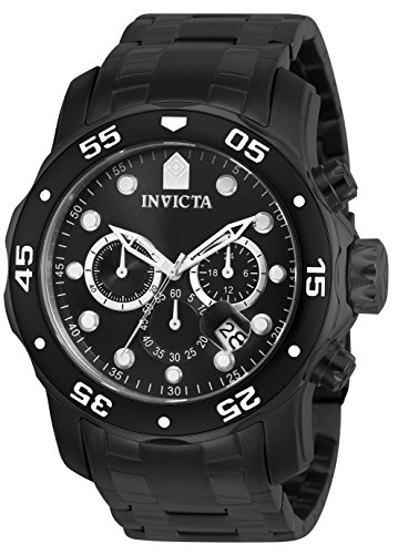 【中古】【未当て嵌める・未開封品】[インビクタ] ウオッチ Pro Diver 水晶 48粍 入れもの 黒いこと ステンレス鋼鋼同盟罷業一回り 黒いこと文字盤 76 メンズ [並行輸入品]