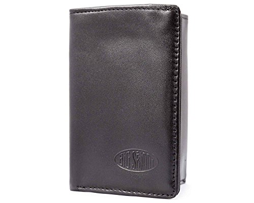 【中古】【未使用・未開封品】ビッグスキニーメンズトライフォールドレザースリムウォレット、ブラック｜AJIMURA-SHOP
