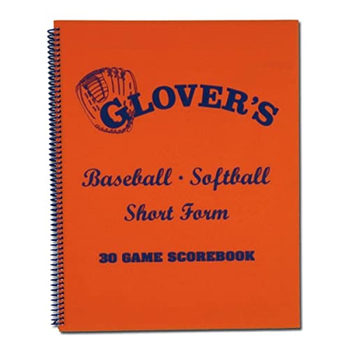 【中古】【未使用・未開封品】Glovers Scorebooks Short Form Baseball/Softball Scorebook (30 Games)