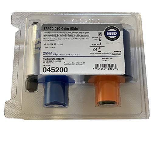 【中古】【未当て嵌める・未開封品】DTC4500 Ymcko: Full-color Ribbon by Fargo