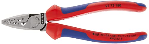 【中古】【未使用・未開封品】Knipex 97?72?180快適グリップ圧着ペンチforケーブルリンクby KnipexツールLP|AJIMURA-SHOP