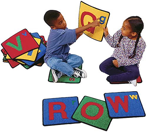 【中古】【未使用・未開封品】Alphabet Carpet Squares Size: 1' x 1' by Carpets for Kids|AJIMURA-SHOP
